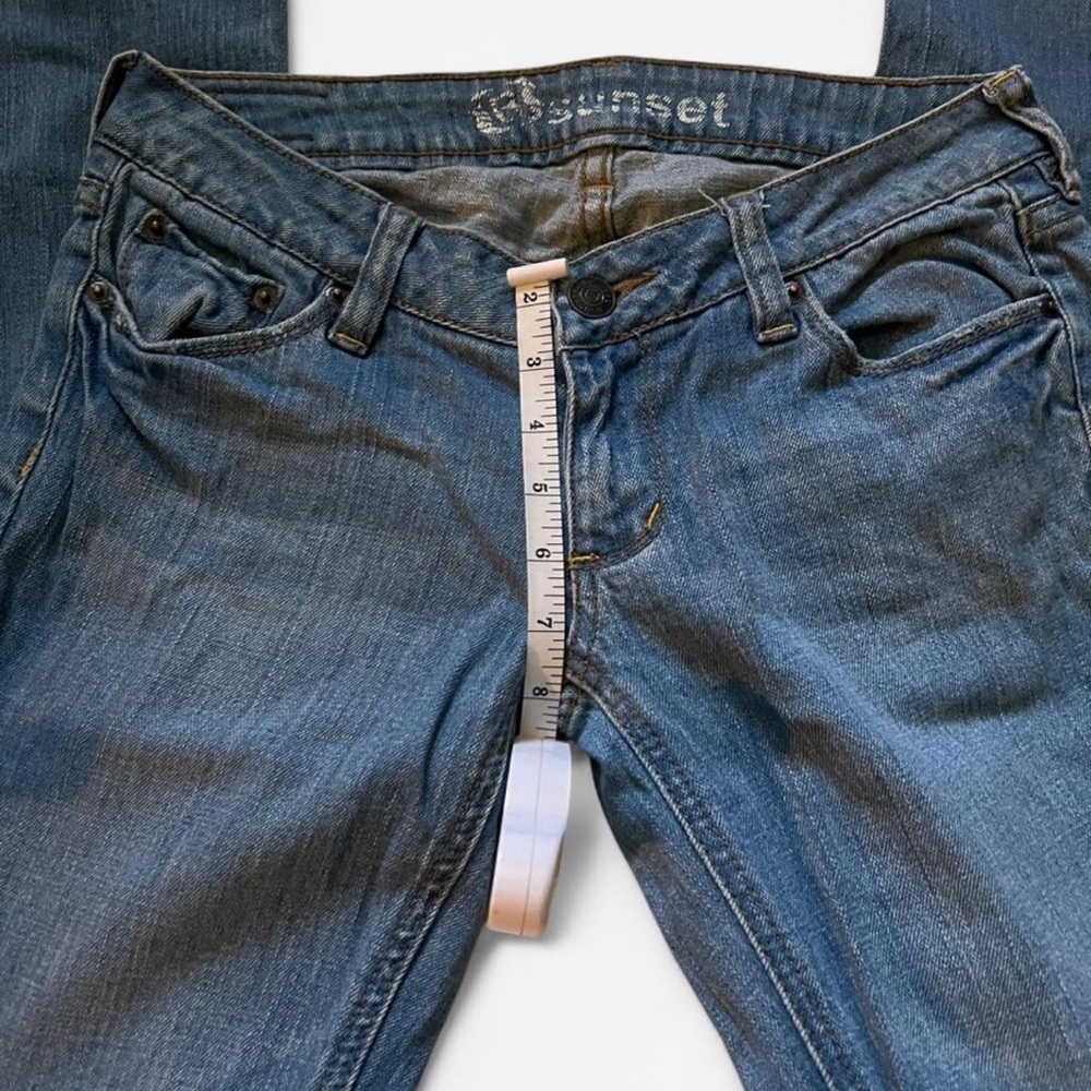 Vintage 90s Bullhead Lowrise Blue Women Jeans - Picture 6 of 7
